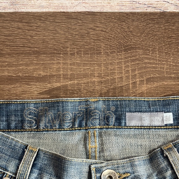 Levis Silvertab Baggy Fit Jeans Men’s 36x 30 Light Wash - Picture 7 of 16